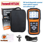 Foxwell NT530 PLUS WIFI Obd2 Scanner Full System Universal Car Diagnostic Tool One Software Free Such for Porsche Chrysler Bmw Car Mobile World