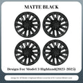 4PCS For Tesla Model 3 Highland 2023-2026 Turbine Wheel Cover 18 Inch Car Replacement Automobile Hub Cap Full Rim Car Acces CM World