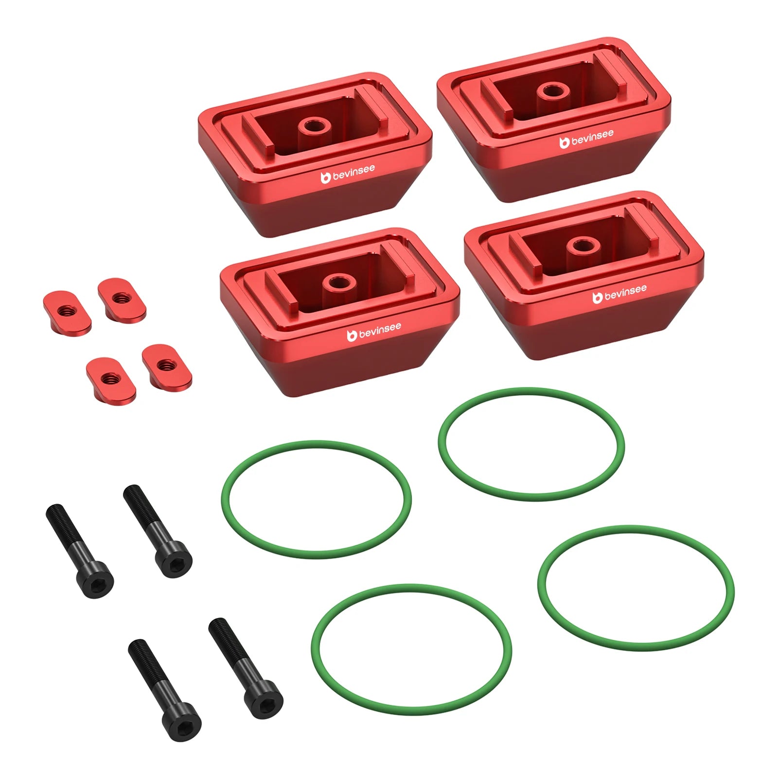 BEVINSEE Jack Pad Set for BMW X1 E84,M2 F87,M3 E90/E92/E93/F80,M4 F82/F83,F20 F10 F30 F31 F32 F33 F36 F22 F23 F12 E91 E92 E93 CM World