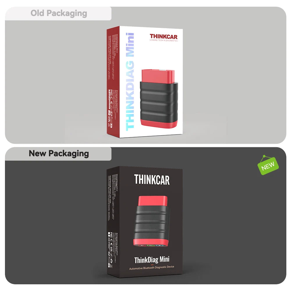 THINKCAR THINKDIAG MINI OBD2 Scanner Diagnostic Tool OE Full System Car Scanner for iOS Android Fault Code Reader Free Update CM World