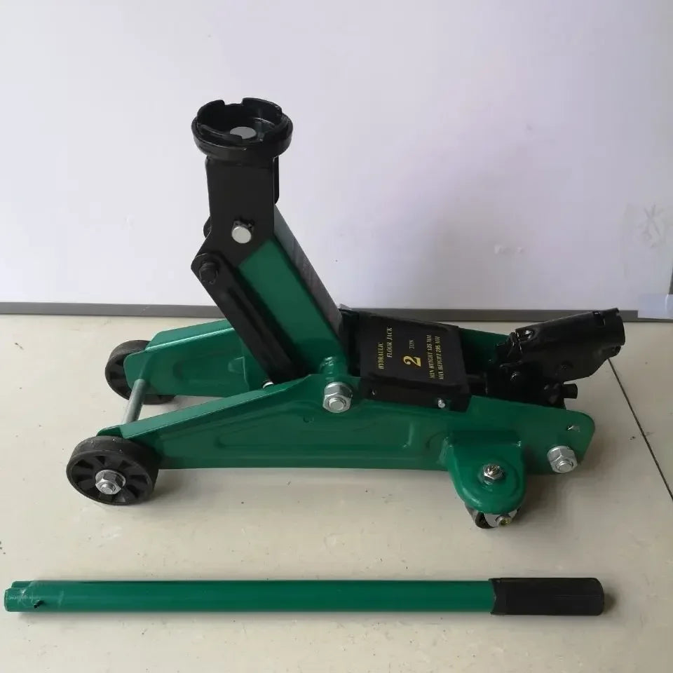 Durable  2T on-board Tool Trolley Horizontal Hydraulic Jack 2 Tons High 330mm Soft Jack and Lifting Equipment