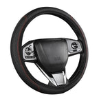 Universal Car Steering Wheel Cover Microfiber Leather Protection Cover Anti Slip Breathable for 37-39cm Steering Wheel Protector CM World
