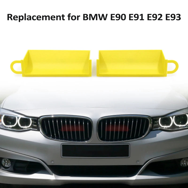 Air Intake Scoops 2PCS Dynamic Cold Air Intake Systems Replacement for BMW E90 E91 E92 E93 Air Intake Scoop Plastic Material CM World