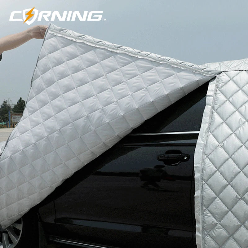 Car Protector Covers Outdoor Sun Protection Waterproof Exterior Cover Universal Snow Cotton Anti Hail Protective Proof Body CM World