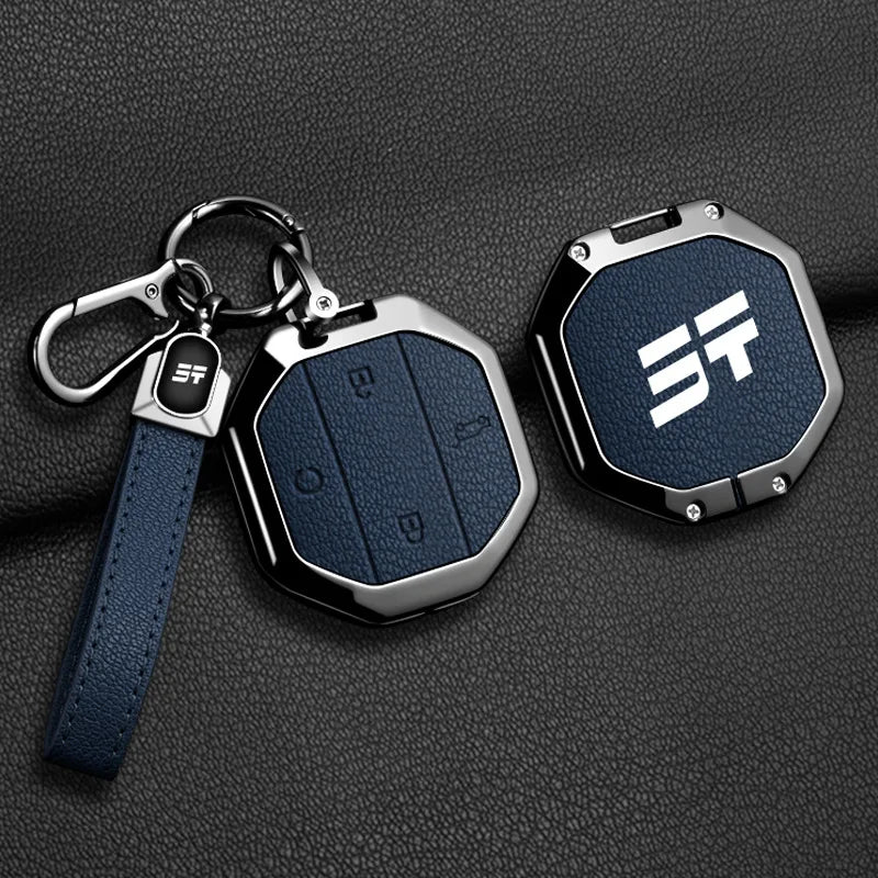 For Chery Jetour Traveller T2 2025 Zinc Alloy Car Key Case Cover Fob Shell Protector Keychain Clip Buckle Interior Accessories