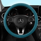 Car Anti-Slip Leather Steering Wheel Cover Universal Car Steering Wheel Protective Cover Fashion Style 38cm Sport Style Cool CM World