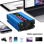 Pure Sine Wave Inverter 1000W-4000W DC 12V and 24V to AC 220V 50hz Power Inverter Charger  Adapter Universal Socket CM World