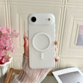Translucent Slim Matte PC Magnetic For Magsafe Soft Cases For iPhone 17 Air 16 15 14 Plus 13 12 11 Pro Max Wireless Charge Cover