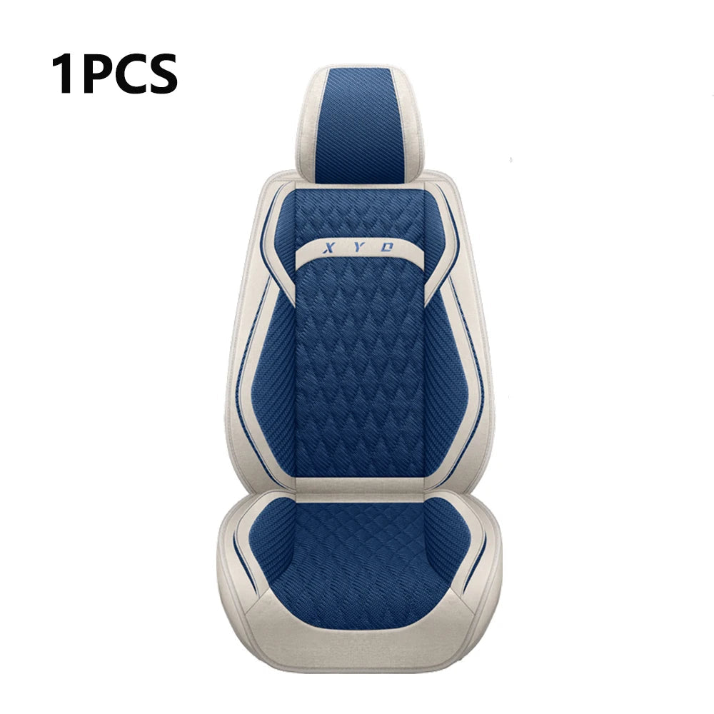 Universal Flax Car Seat Covers for Jeep Cherokee WK2 WJ 2004 2014 Patriot Wrangler Compass 2007 2019 Renegade for Vehicle Parts CM World