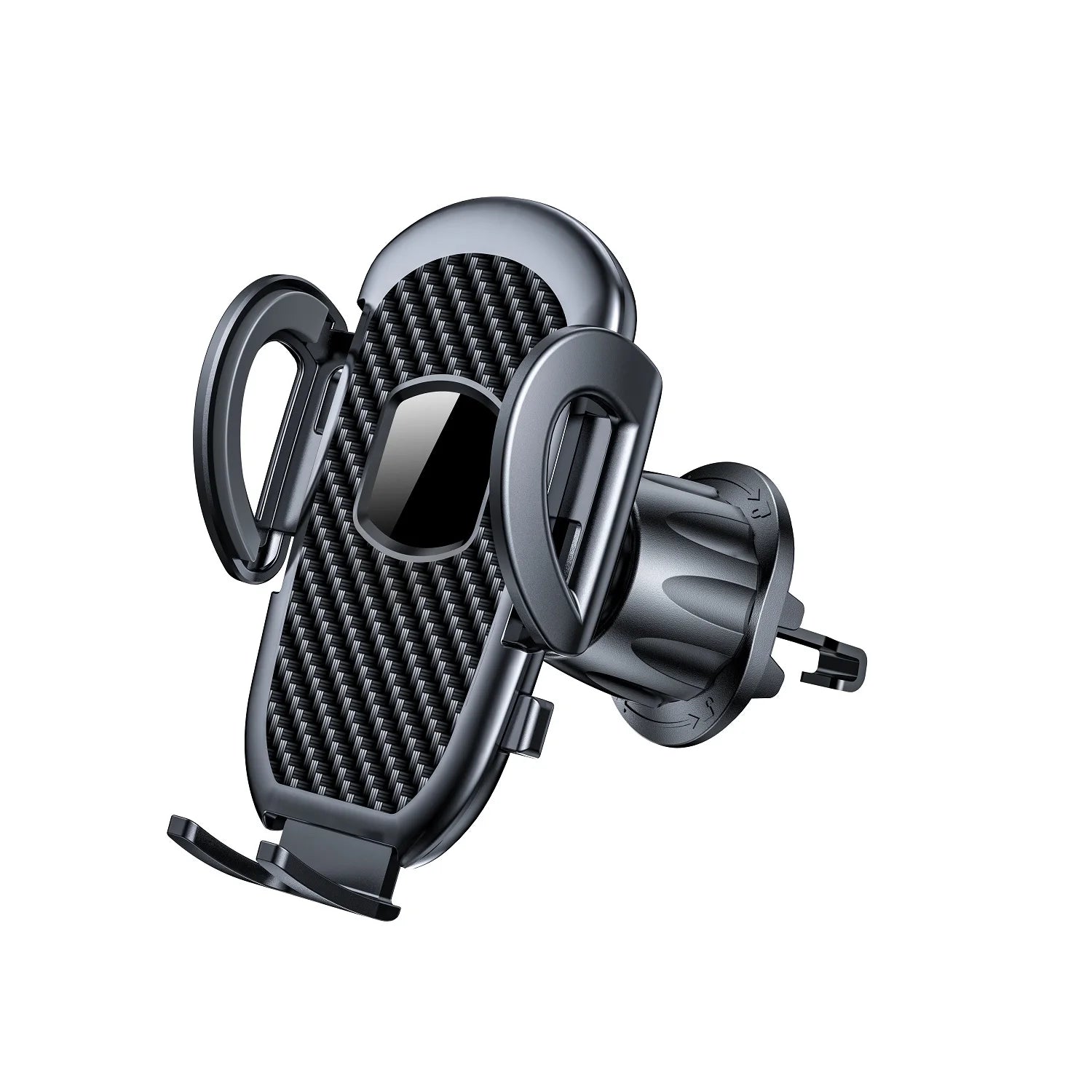 Car Phone Holder Mount for Dashboard/Windshield/Air Vent 360°Rotation Adjustable Clip Compatibility Fit for All 4-7" Smartphone CM World
