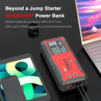 GOOLOO 20000mAh Car Jump Starter 12V Car Battery 4000A Peak Current Portable Charger Portable Power Bank for Emergency Device