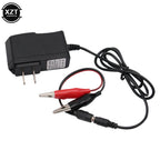 Car Motorcycle Lead Acid Sealed Batteries to 12 V Volt 1000ma Automatic 12V 1A Charger for Baby Buggy Children Toy Car EU/US