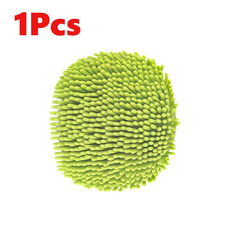 2 In 1 Car Cleaning Brush Car Wash Brush Duster Telescoping Alloy Long Handle Cleaning Mop Chenille Broom Auto Accessories CM World
