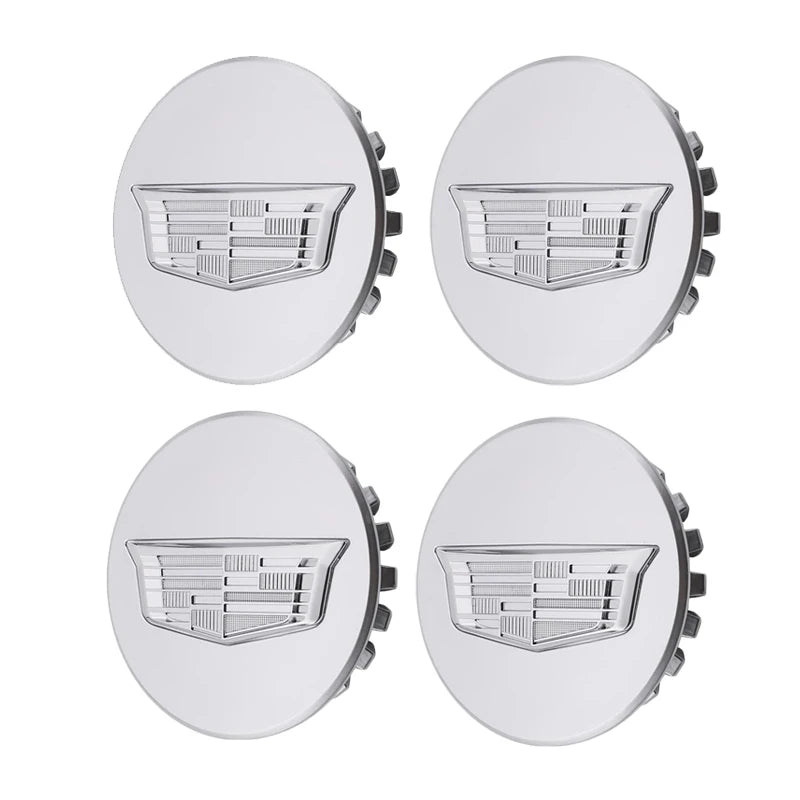 66mm 4pcs Wheel Center Hub Cover Caps Accessories for Cadillac Escalade XT5 XT6 CT5 CT6 XTS CT4 Auto Tire Emblem Car Styling CM World