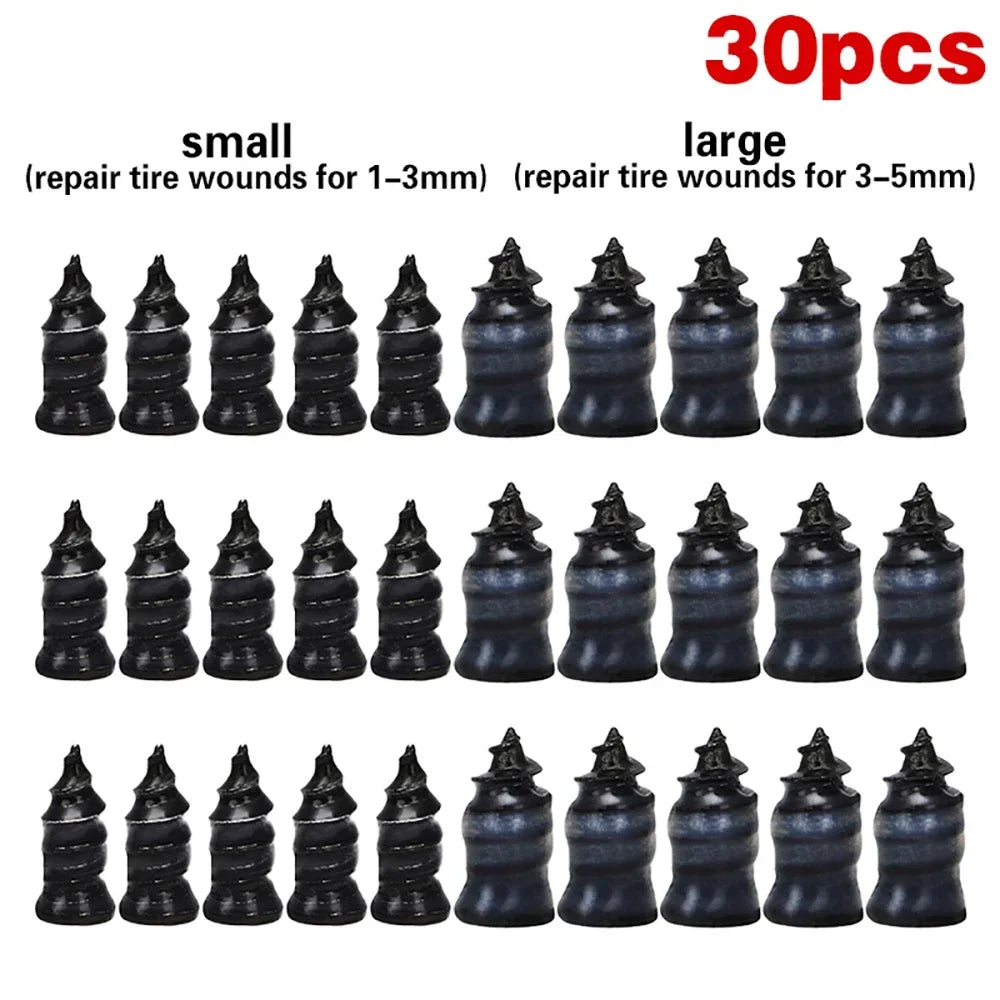 Car Vacuum Tyre Repair Nail 70pcs Motorcycle Truck Scooter Bike Tire Puncture Repair Tubeless Tools for Car Tire Repair Tools CM World