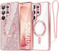 Magnetic Protective Case for Samsung Galaxy S26 Ultra S25+ MagSafe Detachable Flash Card And Wristband Lens Protective Case