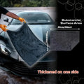 Oversized Dark Gray Car Microfiber Towel Strong Absorbent High-Efficiency Cleaning Car Wash Cloth Microfiber Wipe Cloth