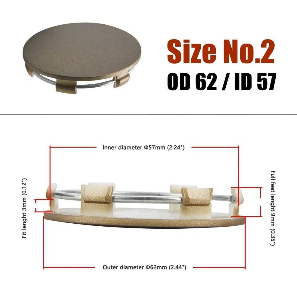 Universal Blank Center Cap 60mm/62mm/65mm/68mm/70mm/83mm No Logo Base Rim Hub Cap Wheel Cover Car Tire Accessories