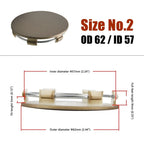 Universal Blank Center Cap 60mm/62mm/65mm/68mm/70mm/83mm No Logo Base Rim Hub Cap Wheel Cover Car Tire Accessories
