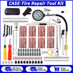 Tyre Repair Kit Puncture Plug Set Auto Bike Tire Repair Car Tire Change Tools Motorcycle Car Accessories 46/94pcs Studding Set CM World
