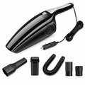 Car Vacuum Cleaner 12V 120W Wet Dry Portable Handheld Auto Vacuum 4M Cord Cigarette Lighter Hose Brush Crevice Nozzle
