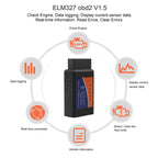 ELM327 V1.5/2.1 OBD2 Scanner TR6260S1 Bluetooth ELM 327 OBD Car Diagnostic Tool For Android /IOS PK Vgate Icar2 Code Reader Car Mobile World