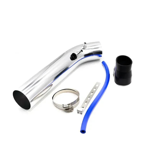 Universal Aluminum Car Air Intake Pipe Kit 3'' Inch 76mm Pipes Cold Air Intake System Duct Tube Kit Air Filter