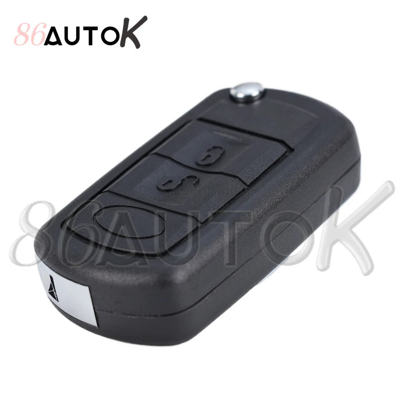 Car Key for Range Rover Land Rover Sport Vouge 2005-2010 Discovery 3 LR3 2 Buttons Flip Folding Remote Car Key Fob Shell Case CM World