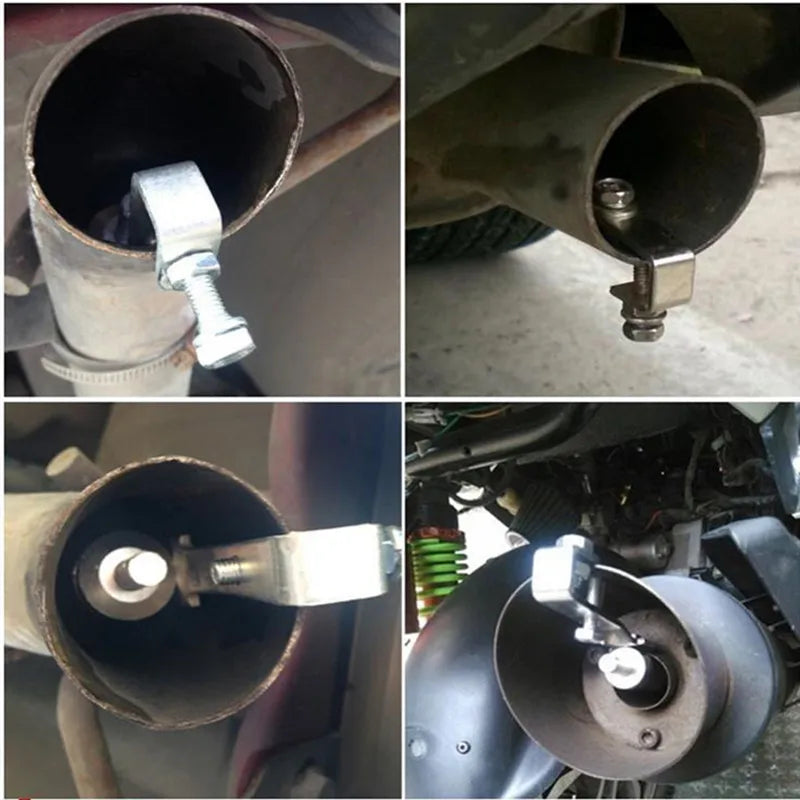 HQ General Car Motorcycle Tail Throat Whistle Turbo Exhaust Pipe Turbine Whistle Motorcycle Sound Simulator  Auto Accessories