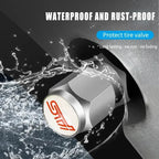 Car Wheel Tire Valve Stem Caps Air Cover with Wrench for Subaru Forester Ascent BRZ STI Exiga Legacy Outback Tribeca WRC WRX XV CM World