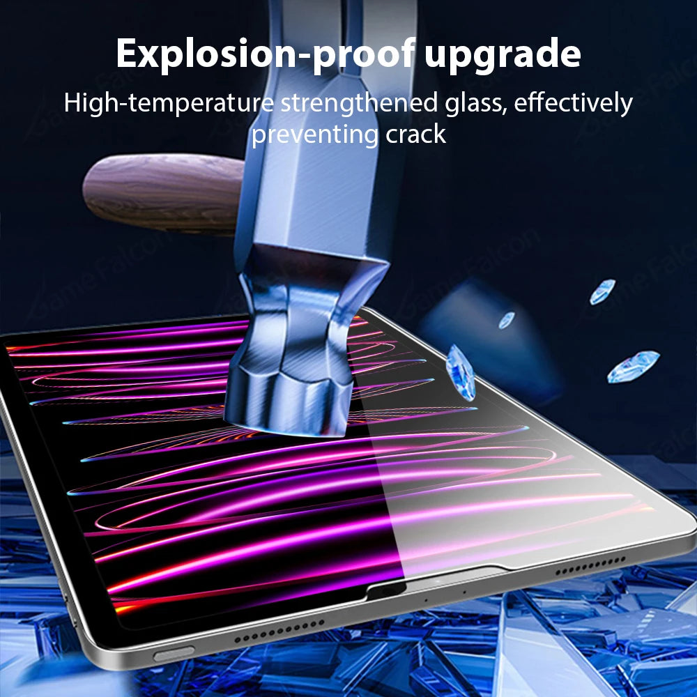 Tempered Glass Screen Protector For Ipad Pro 13 11th M5 M4 2025 12.9 A16 Air 11 5 4 M3 M2 10 9 9th 10th Generation Mini 7 6 Film Car Mobile World