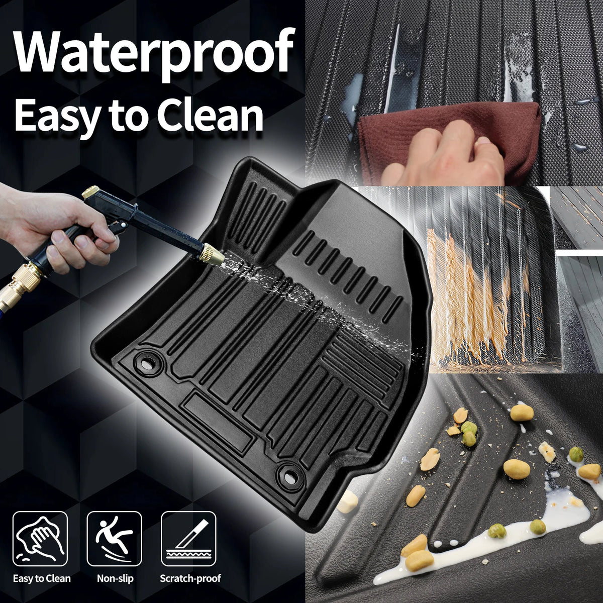 for MG S5 MGS5 EV 2025 2026 ES5 Custom TPE floor Mats pad Full Set Eco-Friendly Waterproof All-Weather Floor Liners Accessories