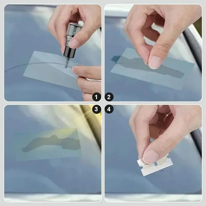 Windshield Crack Repair Fluid Car Window Repair Resin Windscreen Scratch Crack Restore Fluid Glass Curing Glue Car Accessories CM World