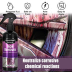 Hydroshine Iron Remover Car Detailing Fallout Spray Decontamination Kit Rust Remover Spray for Brake Rim Metal Surface Particles CM World