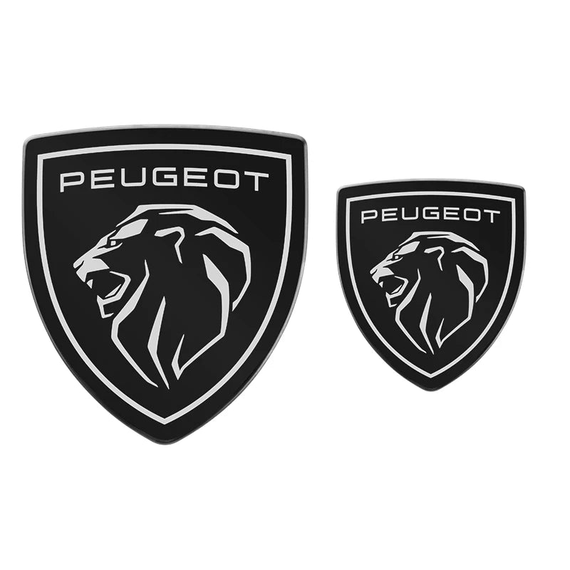 metal Car Front Hood Cover Sticker Rear Tail Emblem Decal for Peugeot 307 206 308 207 406 407 408 508 3008