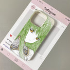 Anime Couple Ultra Protective Case For Iphone 14 Pro Max 13 12 11 17 16 15 Plus 17E Air Soft Leather Cover