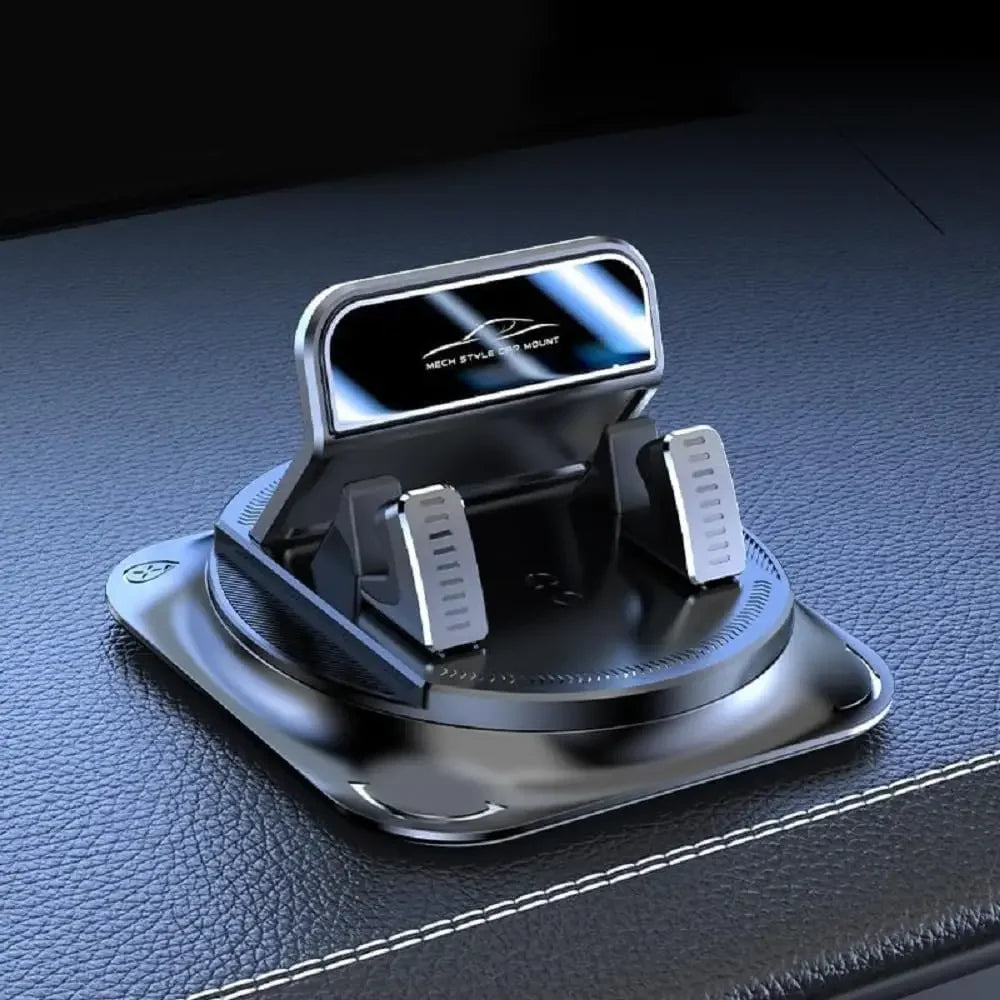 Car Phone Mount Anti Slip Silicone Dashboard Phone Holder 360-Degree Free Rotation Universal Head-Up Navigation Holder