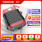 THINKCAR BD6 OBD2 Scanner Full System Diagnostic OIL IMMO ETS BLEED Brake Reset Lifetime Free All Auto Car Via THINKDIAG APP