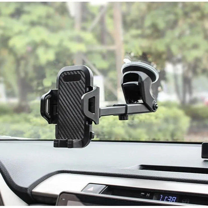 Sucker Car Phone Holder Mount Stand Suction Cup Smartphone Mobile Cell Support in Car Bracket For iPhone Xiaomi Huawei Samsung CM World