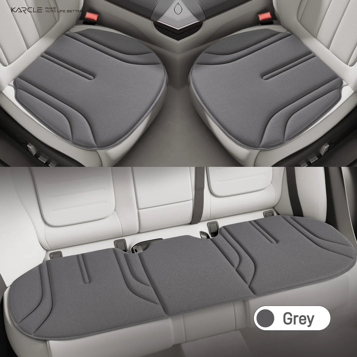 Universal Breathable Foam Cotton Car Seat Cover Set High-elastic Auto Seat Cushion Antibacterial Seat Pads Universal Chair Mat