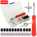 Car Bicycle Slotted Handle Tire Valve Stem Core Remover Screwdriver Tire Repair Install Tool Kit Auto Motorcycle Accessories CM World