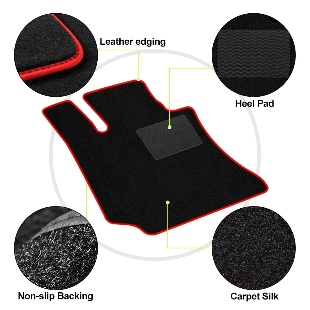 Car Floor Mats Carpet Rugs For Ford Mustang Mach-E2021-Present Anti-slip Stylish Odorless Flame retardant Waterproof