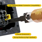 Double headed detachable terminal pin extraction tool suitable for AMP Metri Pack  Molex connectors, and General Motors repair CM World