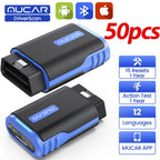 10-50pcs MUCAR DriverScan OBD2 Scanner Diagnostic Tool Full System Diagnosis 15 Reset Bi-directional Bluetooth Code Reader