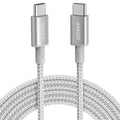 Anker USB C to USB C Cable 100W 10ft New Nylon 2.0 Type C Charging Cable Fast Charge for MacBook Pro iPhone 15 Series