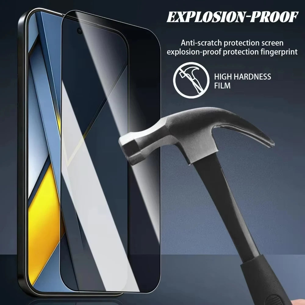 1-5PCS Privacy Full Screen Protector For Samsung A57 A56 A55 A37 A17 A16 A36 S25 S24 S26 Ultra Anti Spy Easy Installation Glass