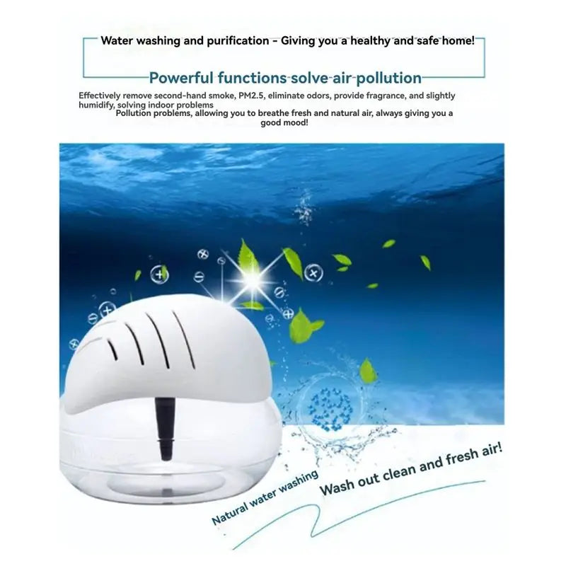 A13F-Water-Based Purifier Air Washer Air Freshener With 7 LED Color Changing Light Air Revitalizer & Freshener UK Plug