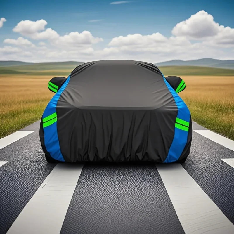 New Car Cover Car Over Cover Full Cover Sunscreen Rainproof Heat Insulation Full Car Cover Sunshade Cloth Car Mobile World