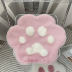Universal Cute Cat Paw Car Seat Cushion Warm Plush Four Seasons Heating Padded Car Cushion CM World