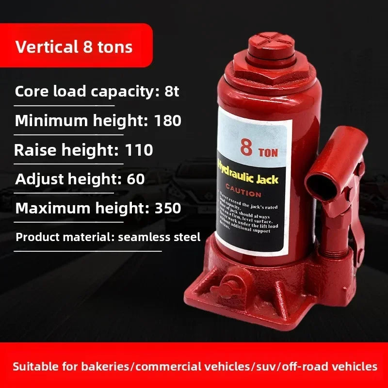 Durable  Vertical Jack 2T3 Tons Hand Hydraulic Hydraulic Car Jack Lifting Tool for Cars Seamless Steel Oil Stain Resistant